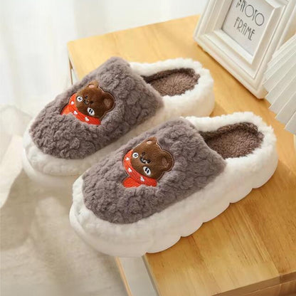 Miscreef Teddy Warm Winter Slippers