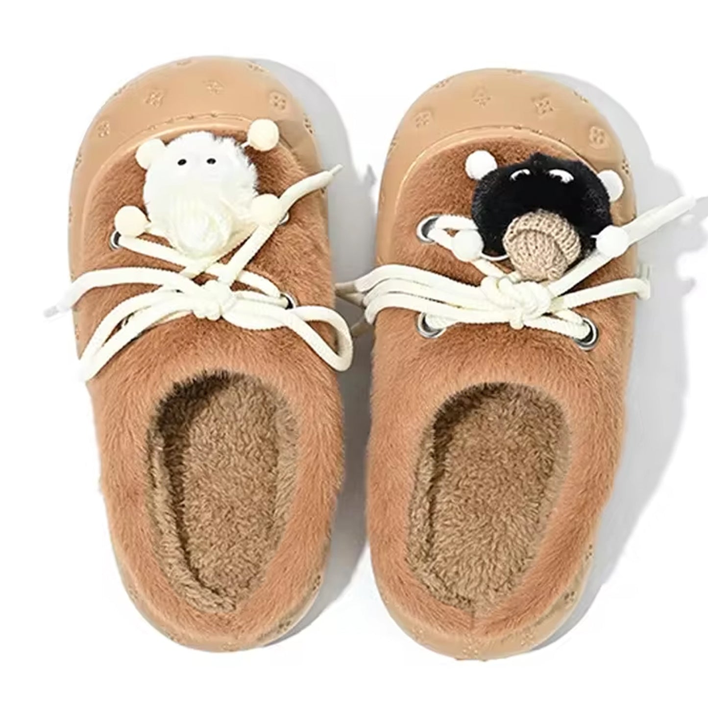 Miscreef Premium Teddy Warm Winter Fur Slippers